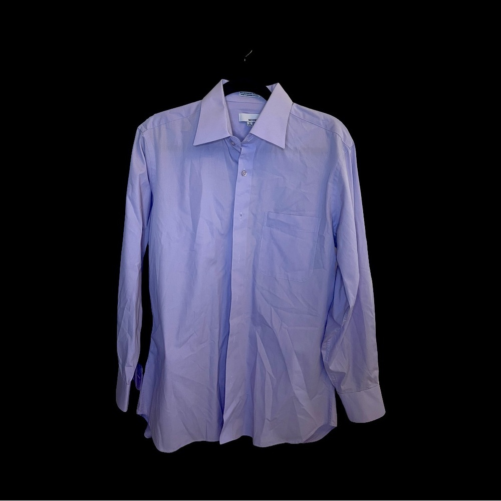 Kids lavender dress shirt size 16 32/33
